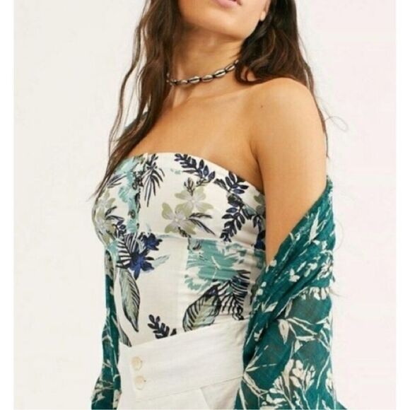 We The Free Tropical Tube Top - Picture 1 of 6